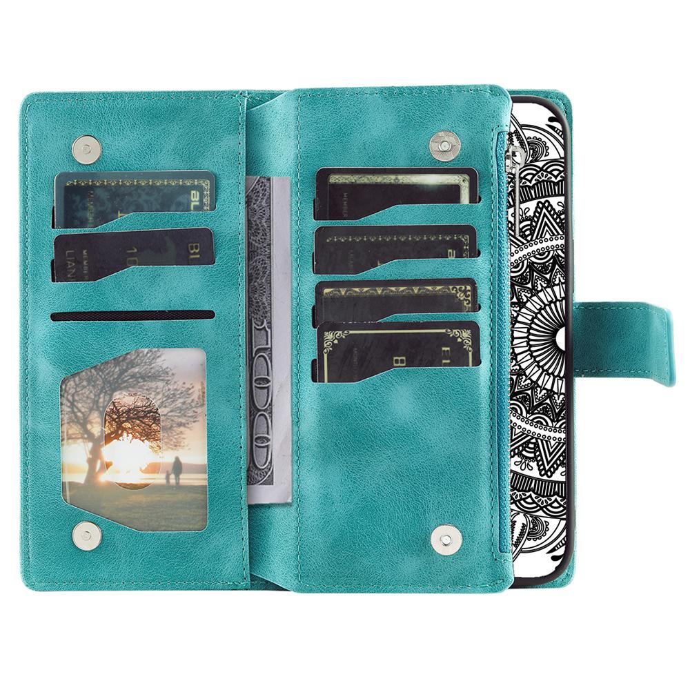 Style 006 For Samsung Galaxy A16 5G/A16 4G Wallet Case PU Leather Phone Cover Mandala Flower Pattern