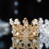 Children Gold Sliver Headwear Girls Dress Princess Hair Accessories Baking Cake Crown Headdress Headband Gift for Kids