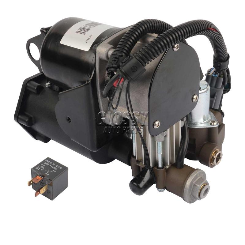 AP03 LR023964 Hitachi Style Air Suspension Compressor Pump +Relay For Land Rover Discovery 3&4 LR3 LR4 Range Rover Sport