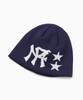 FREEMARIO Mf Star Logo Jacquard Beanie [Navy]