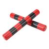 1 Pair Rhythm Sticks Wooden Case Iron Beads Sand Stick Shaker Musical Sticks Rhythm Percussion for Early Education Red