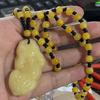 Unisex Chinesische Pixiu Anhänger Halskette Mode Charm Schmuck Geschnitzte Segen Perle Halskette Männer Frauen Glück Schmuck