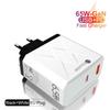 65W PD Charger with QC3.0 for Fast Charging Phone & Tablet - EU Standard
