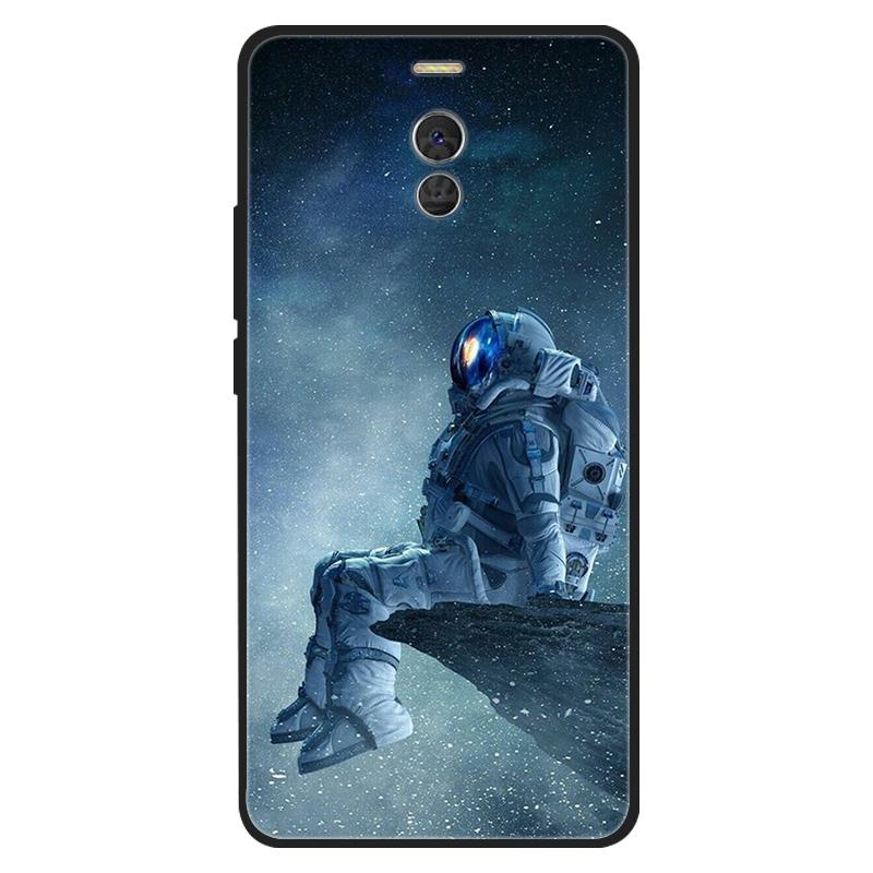 For Meizu M6 Note Case Silicone Cat Painted Soft Black Cover for Meizu M6Note M3 Note 8 Cover TPU Coque Protective Capa