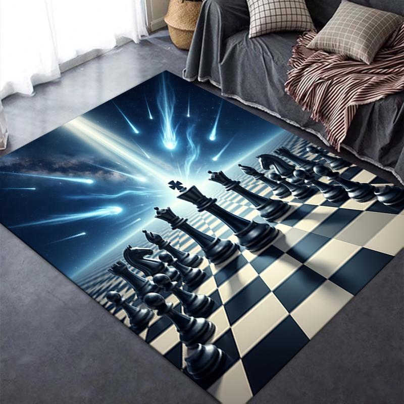 2025 New Chess Piece Carpet Rug for Living Room Bedroom Home Sofa Decoration,Kids Play Non-slip Floor Mat