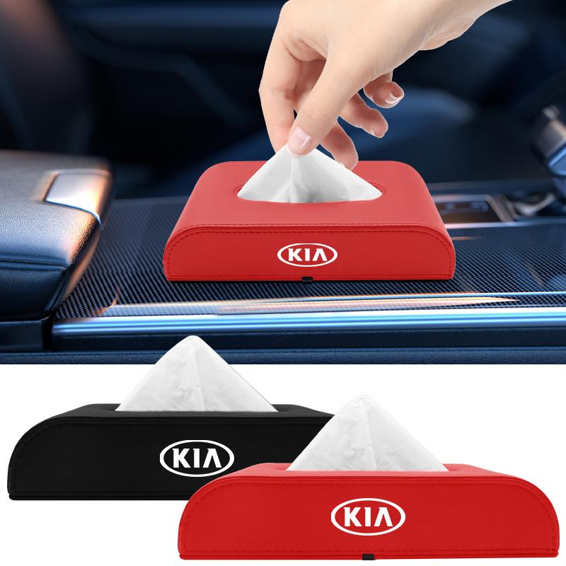 1Pcs Car Armrest Box Tissue Box Holder Storage Case Car Accessories For KIA Sportage Ceed Sorento Cerato Optima Picanto Rio Soul K3 K5