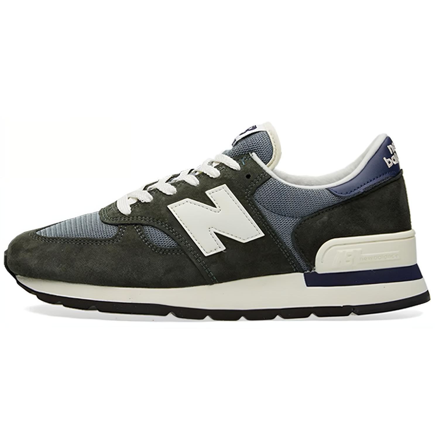 

New Balance 990v1 Сделано в США Forest Navy Мужские кроссовки Зеленые Белые M990CERI 40