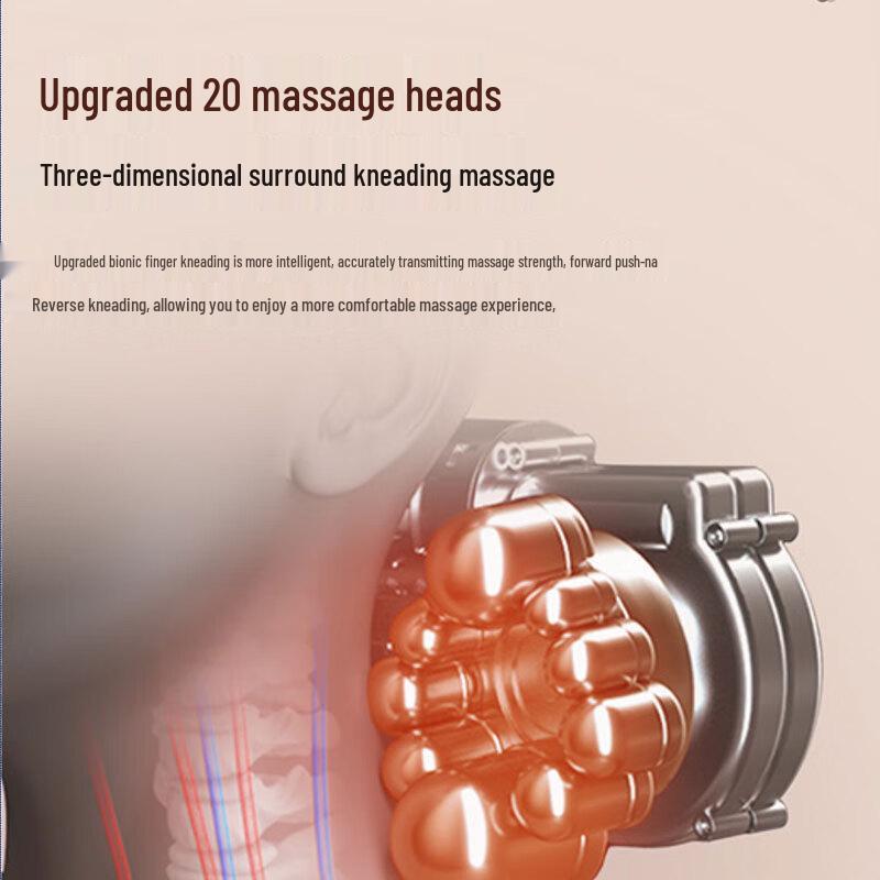Aux 12D-827 Multi-functional Neck & Back Massage Pillow