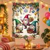Weihnachtsthema Wandteppich, Xmas Wandbehang, Feiertags-Heim Schlafzimmer Dekoration