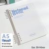 A5 Detachable Loose-Leaf Notebook with Horizontal Lines - Scratch-Free, Simple Student Design