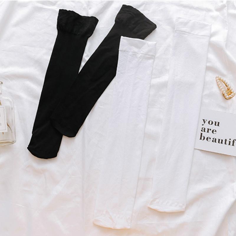 Sommer Damen Socken Wadenstrümpfe Strümpfe Strümpfe Kniestrümpfe Ultradünne Strümpfe