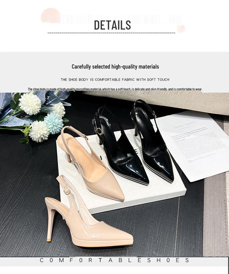 Women's 2024 Stiletto Platform Open Toe Backless Sandals - Stylish, Comfortable, and Sexy High Heels