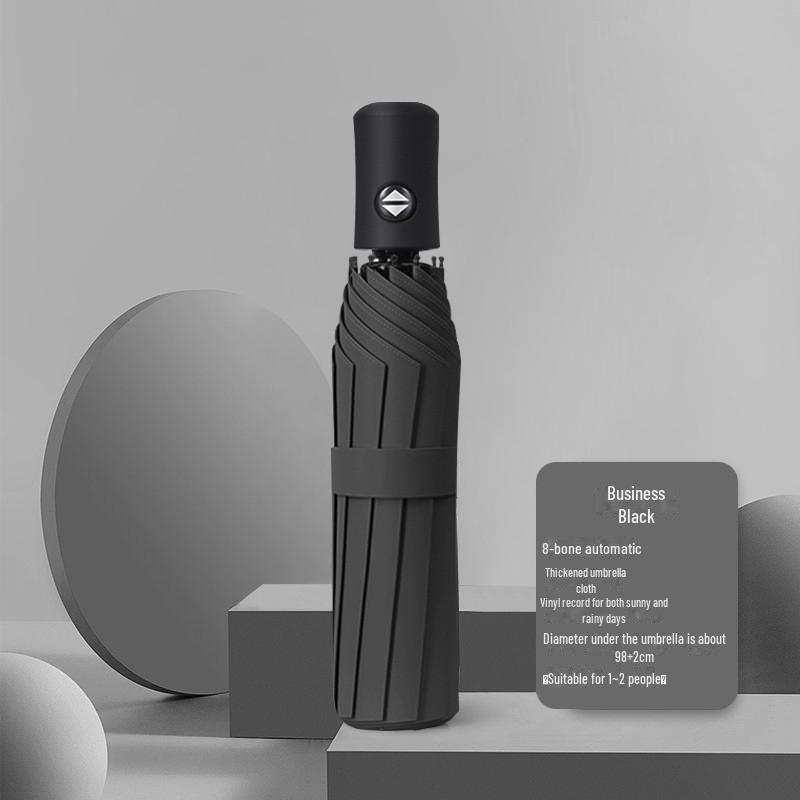 36-Rib Auto-Fold Umbrella with Custom Logo for Sun Protection and Promotion