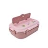 Lunch Box Stainless Steel Sealed and Insulated Lunch Box  Proof Cartoon Lunch Box for Kids Adults(Blue )