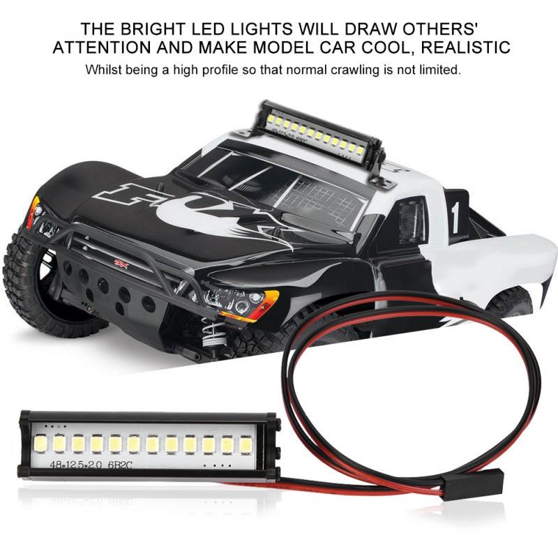 pour TRX4 90046 90048 SCX10 voiture RC LED Light Bar RC LED Light 55MM pour extérieur