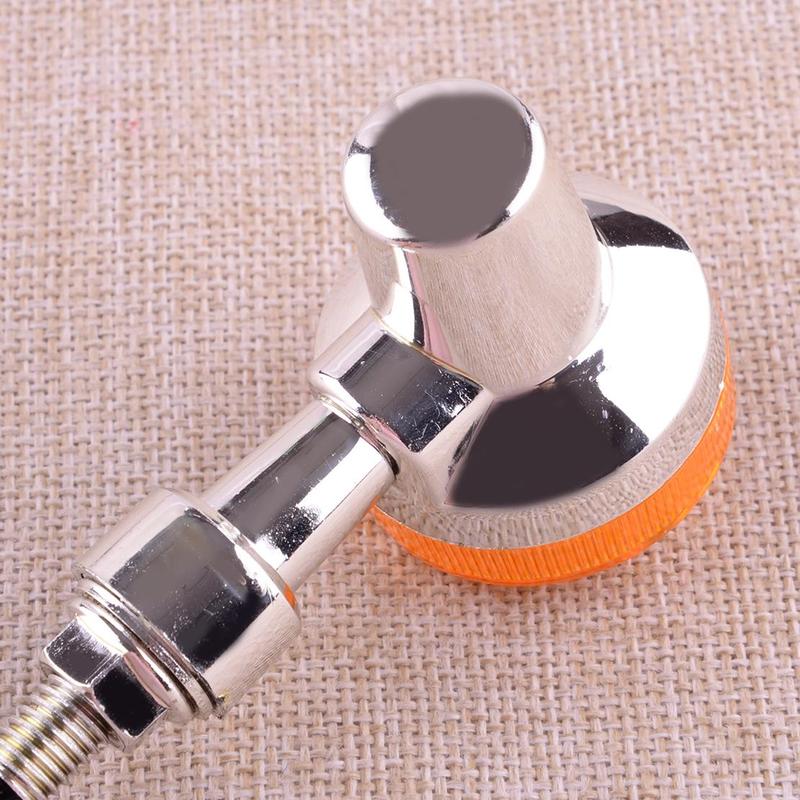 2Pcs Universal Motorcycle Turn Signal Light Lamp Amber Blinker Indicator