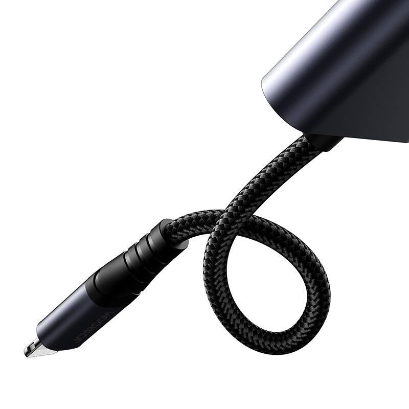 Adapter Audio 2W1 Joyroom Sy-L02 Lightning auf 2x Lightning (Schwarz)