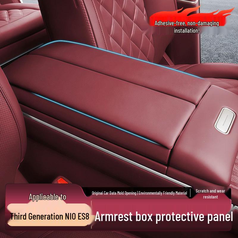 Compatible NIO ES8 Armrest Box Cover & Console Pad - Interior Enhancement Accessories for 26 Models