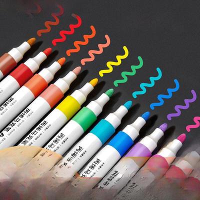 Akrylové fixky pre žiakov základných škôl - kresliace živými farbami, vodeodolné a rýchloschnúce.