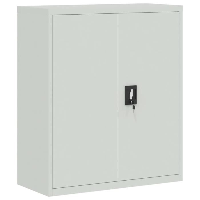 VidaXL Light Grey Filing Cabinet 90x40x105 Cm Steel 339737