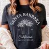 Santa Barbara Shirt, California Palm Trees T-shirt, Unisex