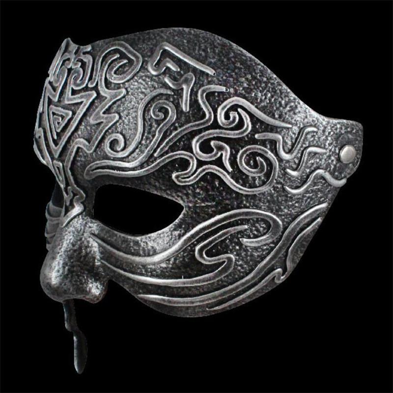 Pattern Ancient Geometric Resin Mask Role Playing For Christmas Halloween And