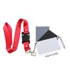 Compactly 18Degree Digital White Black Gray Card 18% Gray Card For Precise White Balance Correction In Photography
