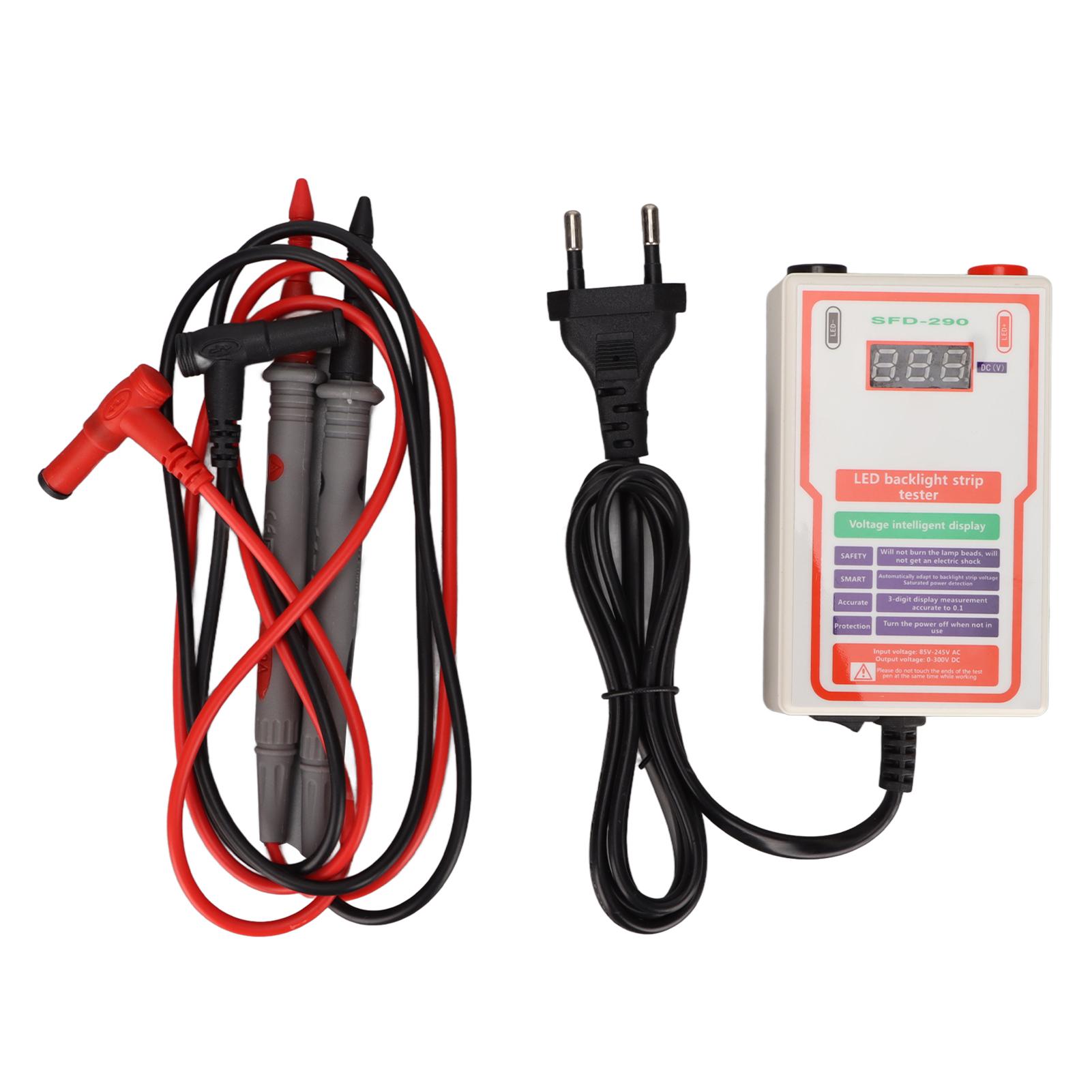 

SFD‑290 Тестер 0‑ Вихідний Тестер підсвічування світлодіодного телевізора Багатоцільовий інструмент для тестування світлодіодних стрічок і намистин US Plug