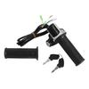24/36/48/60V Throttle Handlebar Grip Power Speed Rotary With Key With LCD Battery Display For Electric Scooter Bike Parts