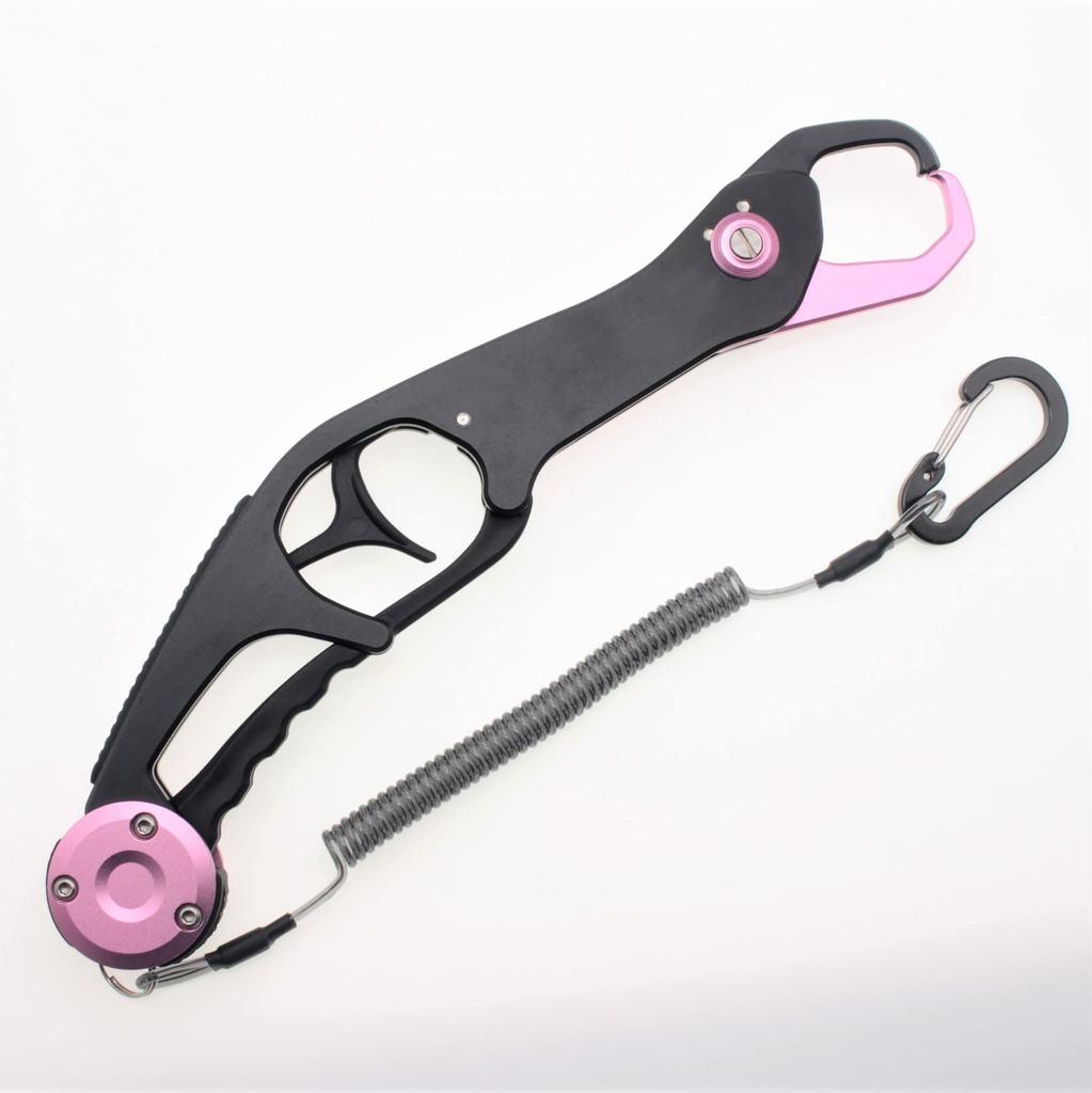 1091 Fish Aluminum Fish Catcher (Iregui) Grip, Ultra-Lightweight (Sakura Pink)