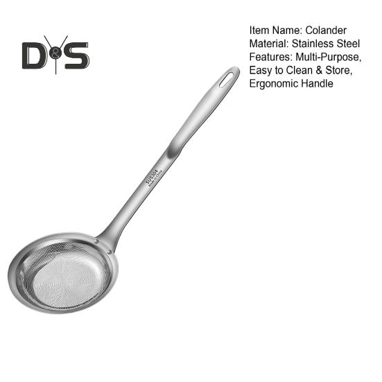 Sitko o drobnych oczkach do filtra oleju, pianki do zbierania tłuszczu, łyżka do skimmera o drobnych oczkach, z długą rączką, durszlak, uniwersalny, szybki