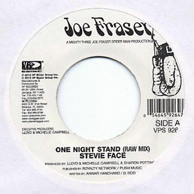 

7inch Record STEVIE FACE - One Night Stand VPS9264 Joe Fraser Stud 2012 US Reggae, Ska & Dub Used