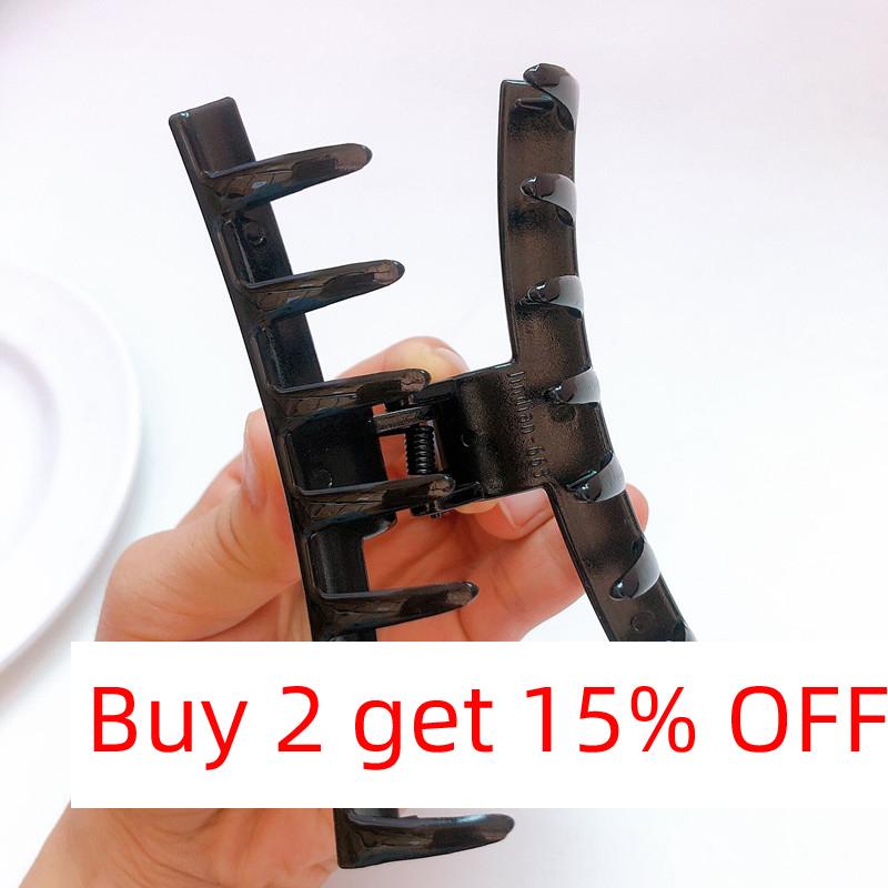 New Hyperbole Big Acrylic Hair Claw Clips Big Size Rectangle Makeup Hair Styling Barrettes for Women Hair Accessories