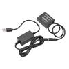 NP‑W126 Dummy Battery DC Coupler Power Adapter with USB Drive Cable for Fujifilm XT2 XT3 XT20 XH1 XT20 X100F