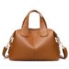 Chic Leather Tote Bag with Removable Strap Versatile Practical Women's Handbag Vintage Shoulder Bag