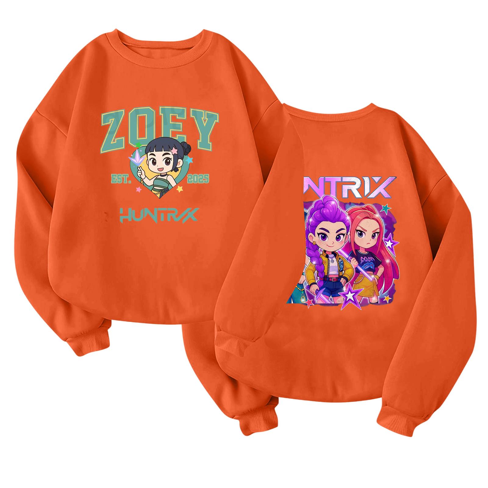 

Детский модный легкий пуловер с длинным рукавом и круглым вырезом с карманами, пуловер с принтом 140