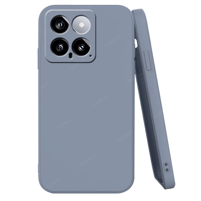 For Xiaomi 14 Case Cover Xiaomi 14 Capas Liquid Silicone Shockproof TPU Soft Fundas Xiaomi14 Mi14 Mi 11T 12T 13T 14 Pro