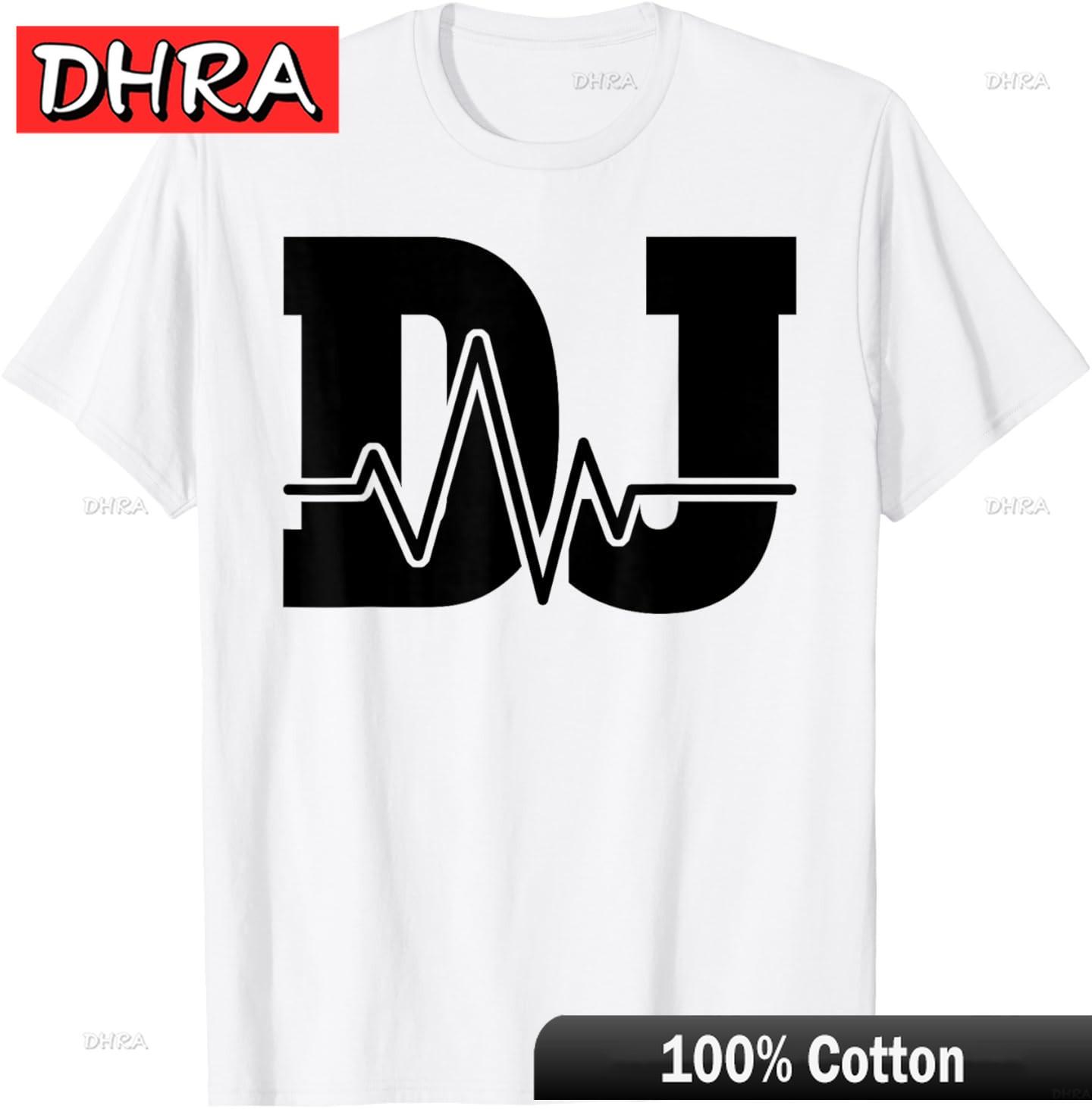 

Dj Frequency Techno House Music EDM Rave DJ Disc Jockey TShirt Y2K Aesthetic Tees Clothing for Weekend Style TShirt Hombre 4XL
