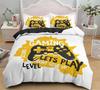 Games Comforter Cover Gamepad Bedding Set For Boys Kids Video Modern Gamer Console Quilt 2 Or 3 Pcs Soft Twin Duvet Cover Set