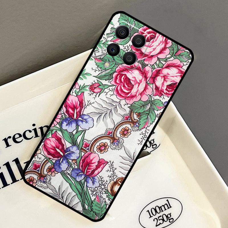 

Russian Scarf Floral Case For Samsung Galaxy M21 M31 M14 M34 M54 M33 M16 M36 M56 M53 M13 M12 M32 M52 M15 M55 M35 Samsung M53