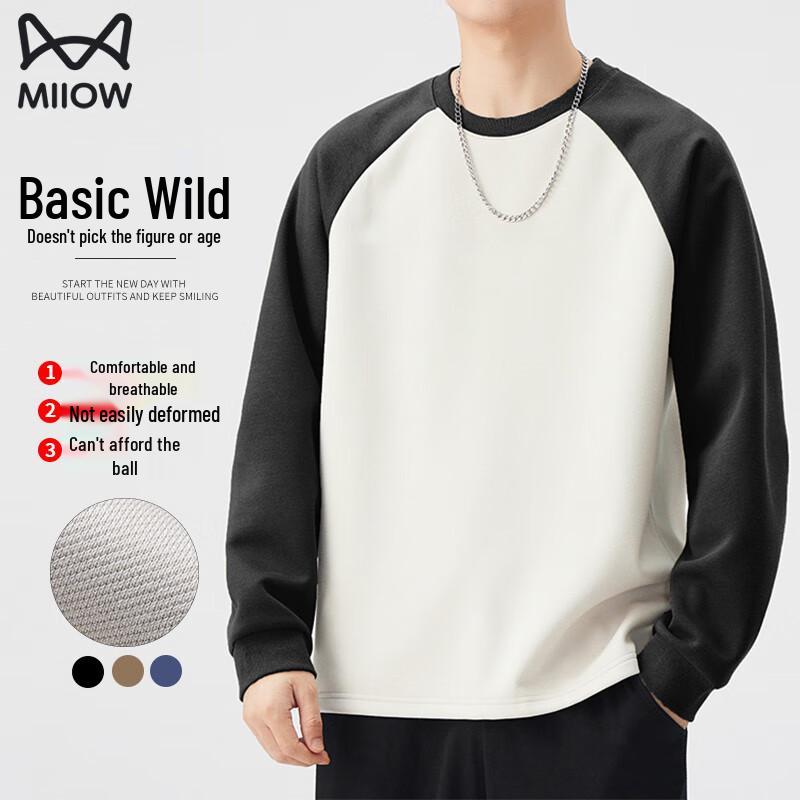 

Мужской свитшот MiiOW с круглым вырезом и длинным рукавом L