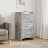 Sideboard Concrete Gray 40 x 36 x 80 cm Engineered Wood