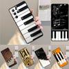 Piano Keys Musical TPU Phone Case For Samsung Galaxy Note 10 Pro S26 S25 S24 S23 S22 Ultra Plus S21 FE S20 Shockproof Cover