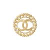 CHANEL [23 Spring and Summer New Products] Classic Logo Fashion Brooch Women's Gold