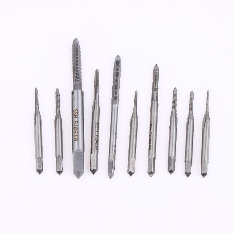 10Pcs Mini M1 To M3.5 Machine Hand Tap Thread Wire Tapping Threading Taps For Machining Nuts Or Other Common Thread