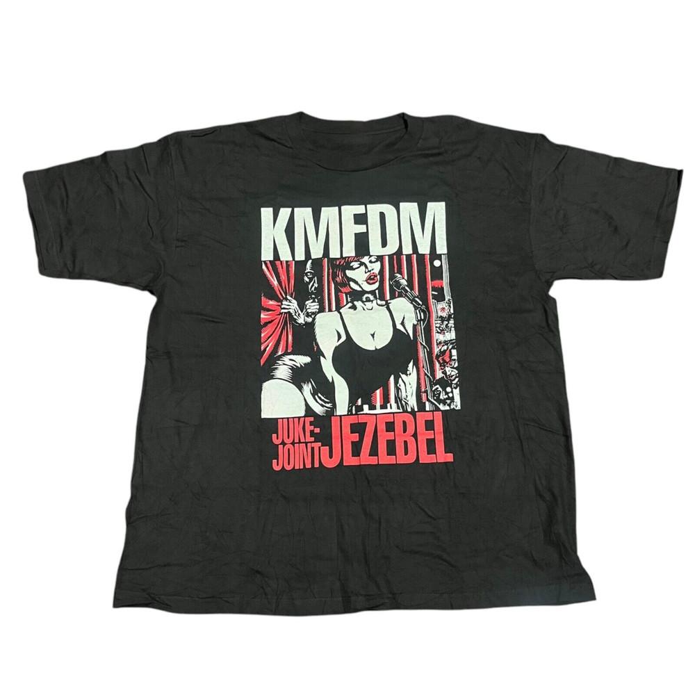 KMFDM Band Juke Joint Jezebel Tour Unisex Cotton T-Shirt Full Size Unisex T-Shirt S