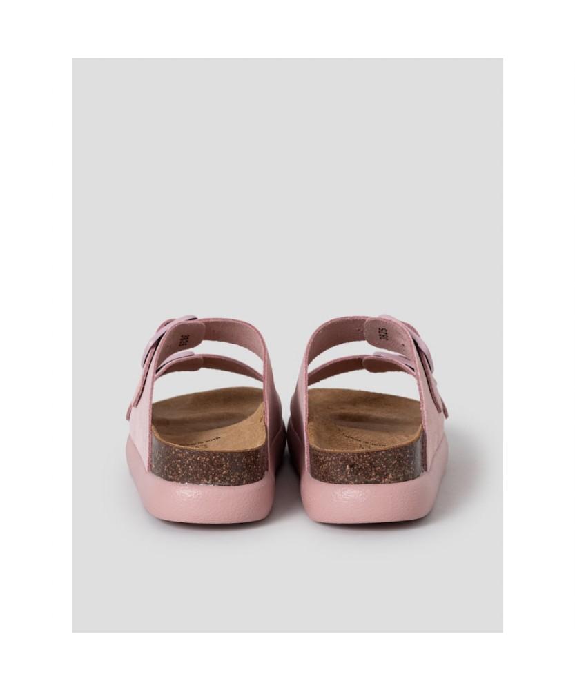 Scholl (Women) Two-Strap Chunky Cork Sandals Pink (Hh64K2C15X)