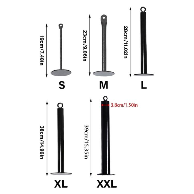 Gym Workout Equipment Dumbbell Barbell Rack Holder Weight Plate Loading Pin with Carabiner, Weight Lifting Holder Stand