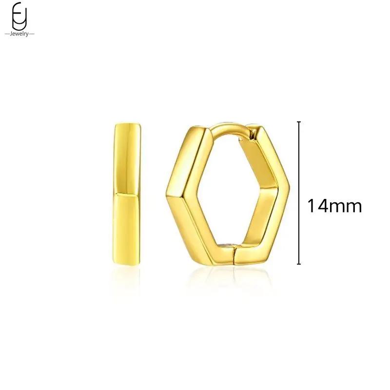 925 Silver Needle Vintage Snake Earrings Women Gold Round Ear Clips Punk Style Fashion Hoop Earrings Women Jewelry