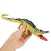 Plastic Crocodile Reptile Model with Sound Kids Educational Anti Stress Vent Toy (Light Color)